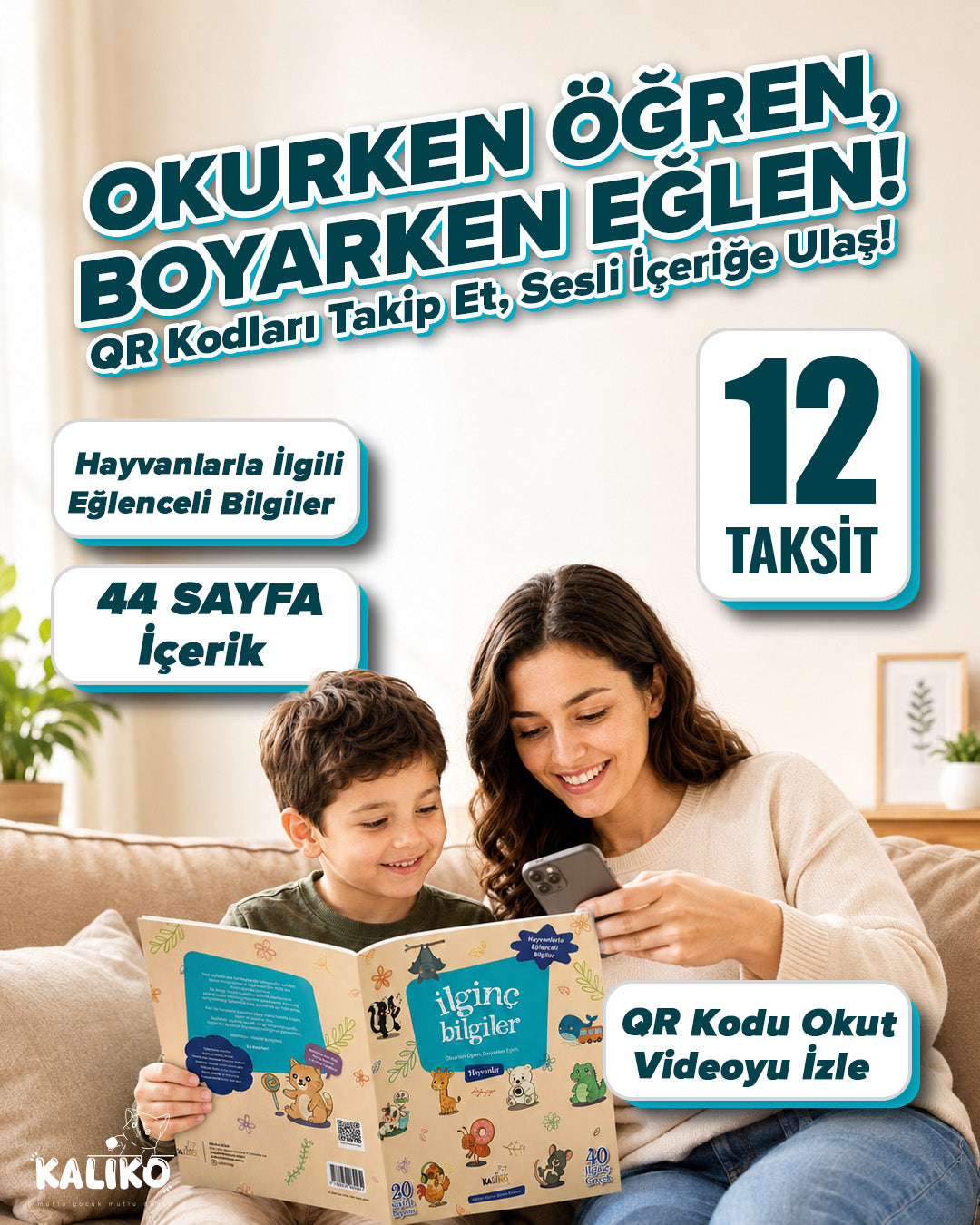 İlginç Bilgiler Boyama Kitabı